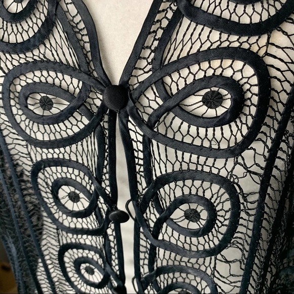 Vintage Silk box unique vest large - Picture 3 of 13